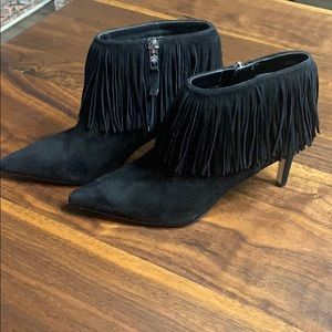 Sam Edelman fringe booties